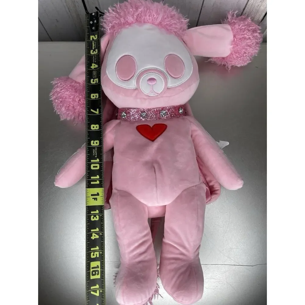 New! Pink Skelanimals X Dolls Kill Backpack Rhinestone Choker Roxie Poodle
